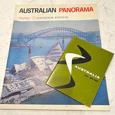 Vintage Expo 67 Montreal Australia Pavilion Booklet Lot (2) 1966 1967 Souvenirs picture