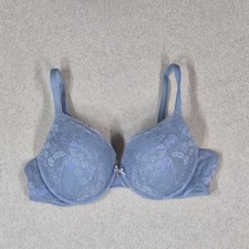 Victoria's Secret Women Bra 38C Blue Floral Body By Victoria Perfect Shape picture