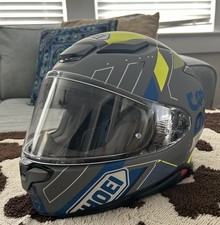 SHOEI RF-1400 Accolade Motorcycle Helmet Grey Blue Size M 57-58cm Pinlock picture