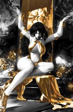 VAMPIRELLA #673 - ANTON OXENUK VIRGIN VARIANT COVER B GOLD picture