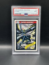 1990 Marvel Universe Storm #24 PSA 9 Mint  picture