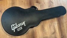 Gibson USA Les Paul Hardshell Guitar Case Black White Interior Canada TKL picture