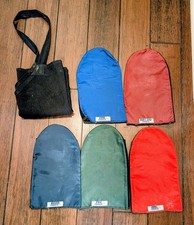 Vintage Ebonite Resurfacing Mits w/ Hook & Loop to Hold All Sized Pads.   picture