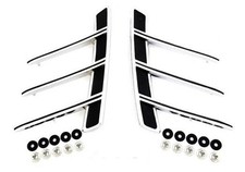 NEW 1966 Mustang Chrome Quarter Panel Ornaments Pair Left and Right Side picture