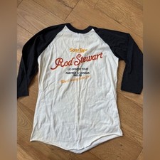 Vtg 1981 Rod Stewart sony tape le grande tour shirt medium picture