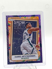 Topps 2024-25 Topps Chrome Show & Tell Purple Refractor Giannis ST-3 picture