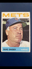 1964 Topps - Duke Snider #155 New York Mets  (HOF)  VG picture
