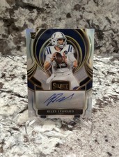 Riley Leonard Auto 2025 Panini Select Rookie RC Silver Holo prizm SIP-RLD SP NFL picture