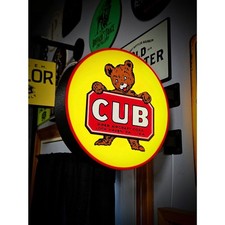 Piper Cub Round LED Light Box | Double Sided Sign RGB Option picture