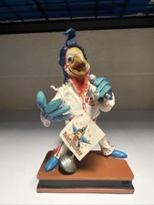 Vintage Drinkin Buddies Heart Breaker Clown Figurine Collectible Flambro Style picture