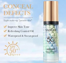 New Sadoer Three Color Triple Color Primer Concealer Sunscreen picture