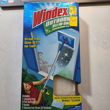NOS 2008 Windex Outdoor All-in-One Window Glass Cleaning Starter Tool Kit picture