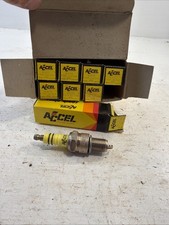 8-Vintage NOS Accel 241672 High Performance Yellow Jacket Spark Plugs Ford V8 picture