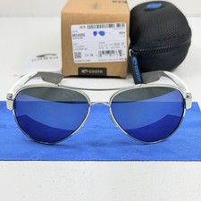 Costa Del Mar Loreto Aviator 06S4006 Palladium Blue Mirror 580P Polarized picture