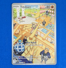 Pokémon TCG Timburr 183/167 SV06 Twilight Masquerade Illustration Rare English picture