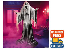 7' Animated Towering Wailing Soul Halloween Decoration picture