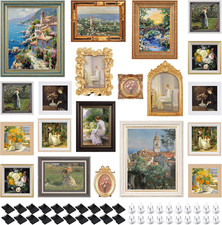 20 Pack Vintage Frame Set, Vintage Picture Frames for Gallery Wall Collage Table picture