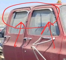 OEM 1984 Chevy C30 Window Vent Shades Rain Deflectors Ventshades Set of 4 picture