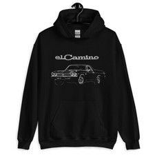 1969 Chevy El Camino Antique Collector Car Gift Unisex Hoodie picture