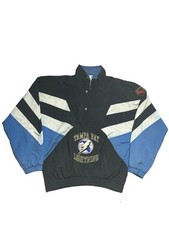 Vintage 90s Tampa Bay Lightning Starter Center Ice Pullover Anorak Jacket Mens M picture