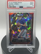 Panini 2019 Prizm Daniel Jones #302 Red Ice Prizm Rookies (RC) picture
