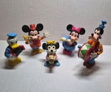 WALT DISNEY BAND VINTAGE FIGURINES ~ MICKEY DONALD GOOFY MINNIE ~ picture