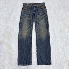 EDWIN 434XVS Denim Jeans Men's Size 30 Made in Japan Distressed Vintage Wash picture