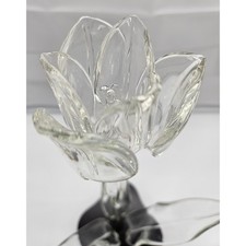 Vintage Hans Godo Frabel Studio Art Glass Tulip Flower Sculpture picture