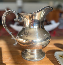 1939 Reed & Barton #5200 Silverplate Water Pitcher Engraved Trophy picture