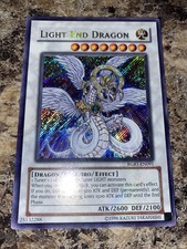 Yu-Gi-Oh Light End Dragon RGBT-EN091 Secret Rare LP Unlimited [Raging Battle] picture