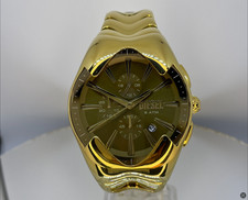 2026  Diesel Mercurial Gold Dial Chronograph Stainless Steel Men's Watch DZ4681 picture