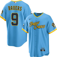 HOT ITEM Jake Bauers Milwaukee Brewers City Connect Jersey S-5XL picture