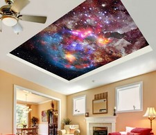 3D Starry Sky ZHU1351 Ceiling Wall Paper Wall Print Decal Wall Deco Amy picture