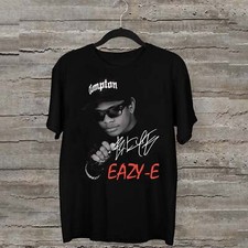 Rapper Eazy E Eazy E 100% Cotton T- Shirt Black Unisex All Size picture