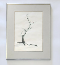 Thomas Dale Arndt Spring Tree Original Watercolor Painting Signed 23x29 Framed picture