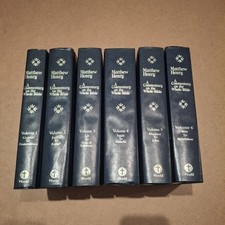 Vintage Matthew Henry's Commentary On The Whole Bible Holman HC Blue 6-Vol Set picture