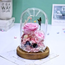 Eternal Rose flower Preserved rose everlasting rose flower gift with Led Light  picture