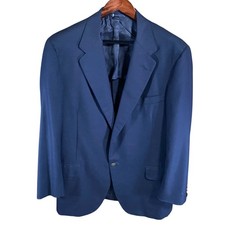 Vintage Oxxford Men's Blazer Jacket 38R 100% Wool Double Button Workwear Formal picture