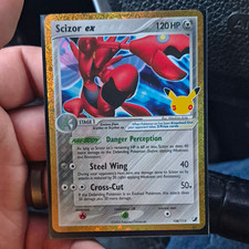 The Pokémon Company Scizor ex 108/115 EX Unseen Forces Holo Ultra Rare EN 2005 picture