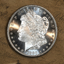 1880-S Morgan Dollar Choice Uncirculated San Francisco Mint Original PQ Piece picture