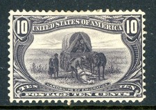 USA 1898 Trans Mississippi 10¢ Gray Violet Scott #290 Mint R32 picture