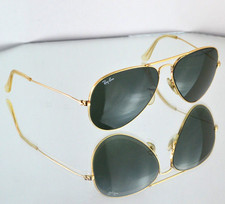 RARE Ray-Ban B&L Aviator Gold/Green W/Case+Paperwork Bausch & Lomb Vintage picture
