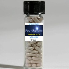 MONATOMIC GOLD *ORMUS* WHITE POWDER GOLD* 300mg 60 Caps picture