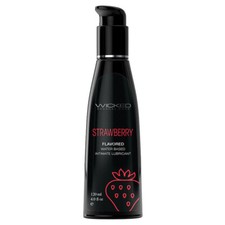 Wicked Aqua Flavored Lube-Strawberry 4oz picture