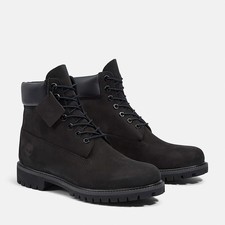 Timberland 6” Premium Waterproof Boots Black Color Size M 7.5-11 picture