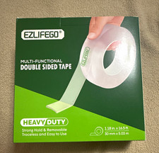 EZLIFEGO Heavy Duty Multi-Functional Double-Sided Tape 1.18 in x 16.5 ft picture