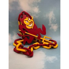 Arizona State Sun Devils Fan Oversized Necklace Pendant & Chain 