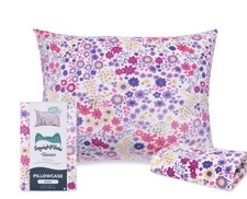 SquishPillow Standard Squish Pillowcase Floral Multi NEW picture