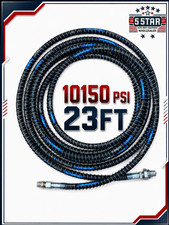 Air Hydraulic hoes 10150 PSI Auto Body Frame machine foot pump 23 FEET picture