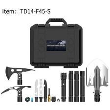 Multifunctional Foldable Tactical Shovel Emergency Tool for Camping (TD14-F45-S) picture